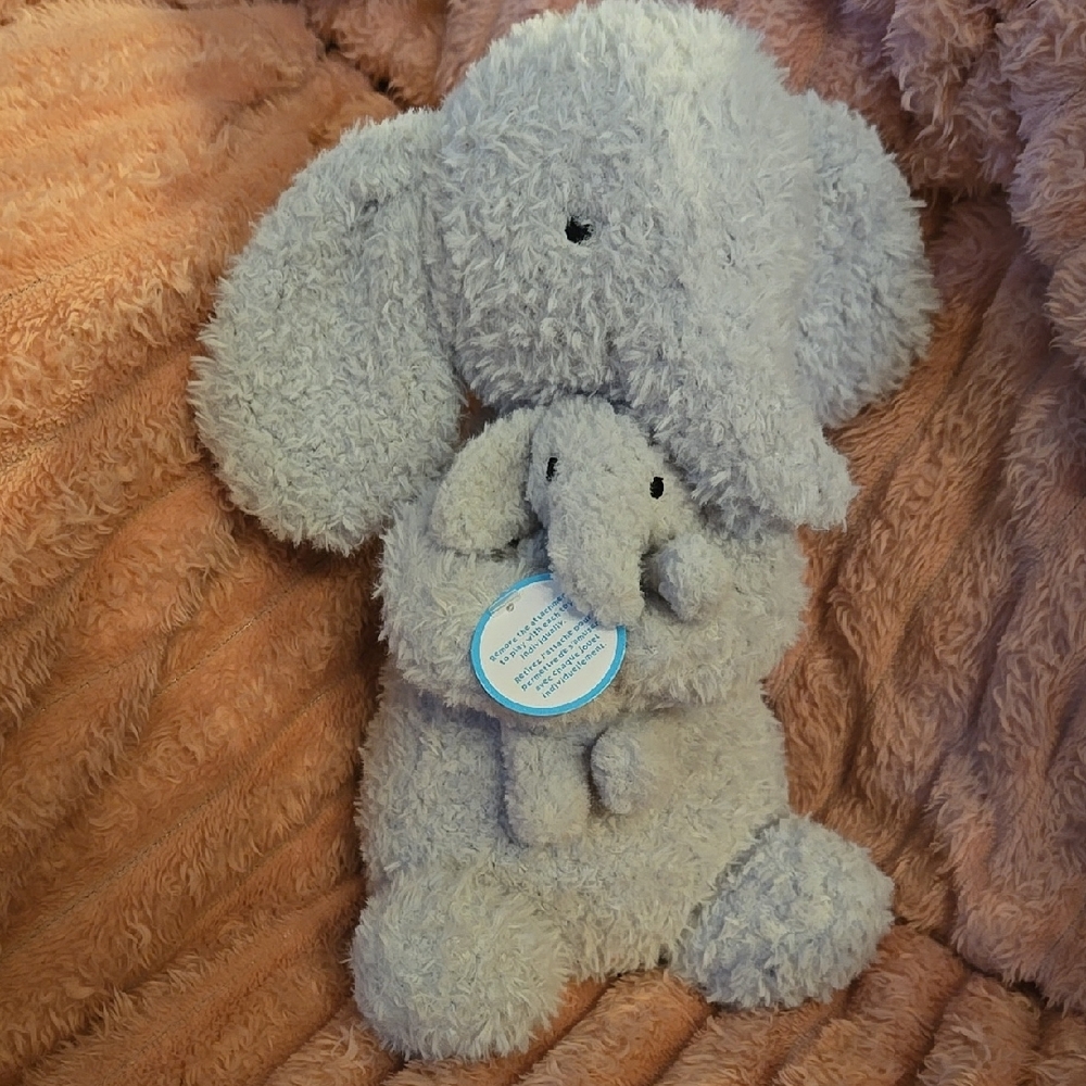 RETIRED NWT Jellycat Huddles Grey Elephant